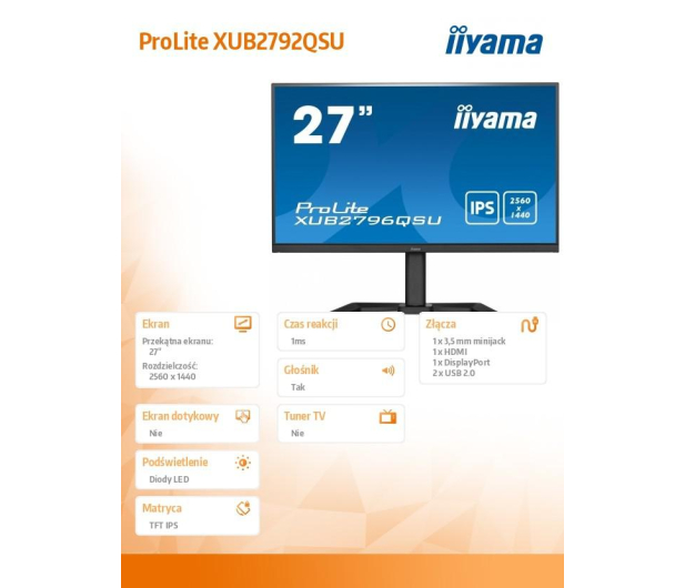 iiyama Prolite XUB2796QSU-B5 - 1117678 - zdjęcie 11
